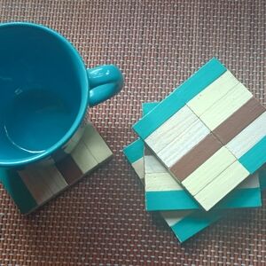 Colorful Wooden Coasters